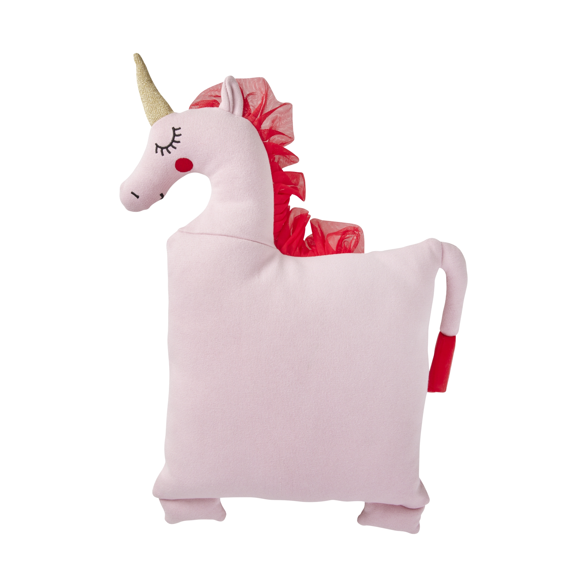 Rice- Unicorn Cotton Cushion - Pink