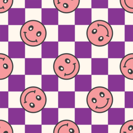 Forex tegeltje "Smiley Chessboard"  (10 & 20 cm)