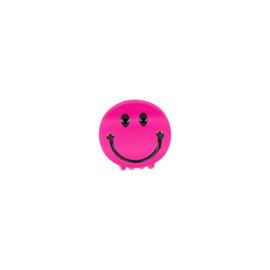 Hairclip - Smiley Pink