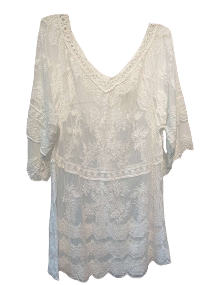CASABEL Soller Dress Ecru