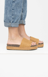 Shining Moon Gold anklet