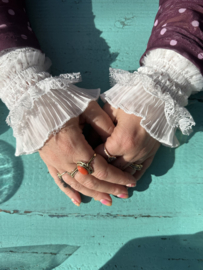 Jane Lace Mouwtje Wit