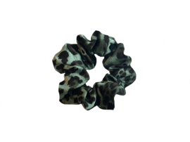 Scrunchie "BIG LEOPARD" - Green