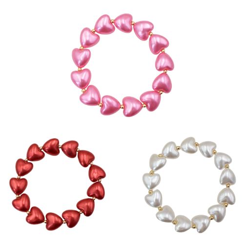 Kylie Hearts bracelet - Set of 3
