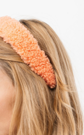 Teddy  headband - Coral