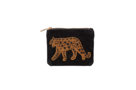 LEOPARD Wallet  - Velvet Black