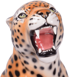 Ceramic leopard small