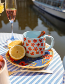 All The Luck In The World - Mok Blauw met Klaprozen