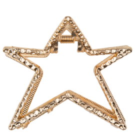 STAR Hairclip- Golden