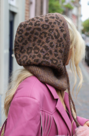 Dianne Balaclava brown multi leo