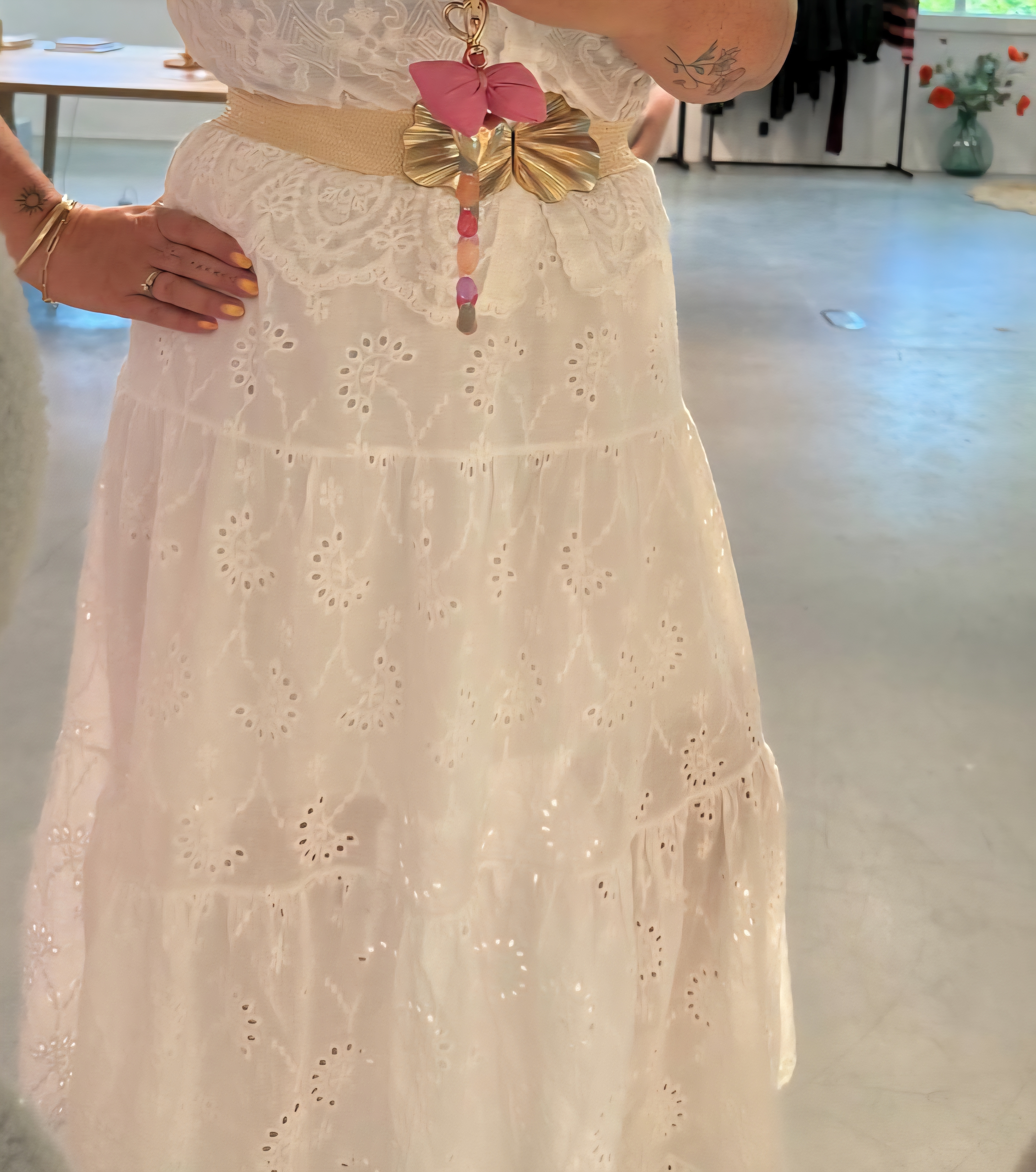 CASABEL Deia Skirt Ecru