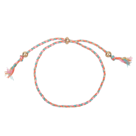 Wrap ''BEACH''  anklet - Multicolor