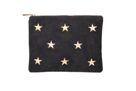 Etui "SHINE BRIGHT LIKE THE STARS" - Black & Gold - XXL