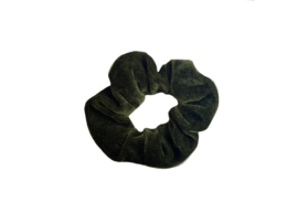 Scrunchie Velvet "UNI" - Army