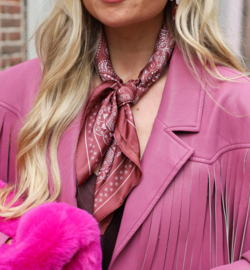 Mila scarf burgundy