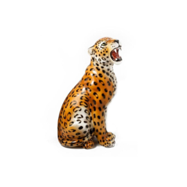 Ceramic leopard small