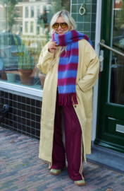 Barbara scarf burgundy/blue