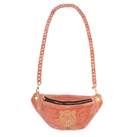 Crossbody bumbag -"TIGER"- Velvet Pink