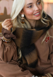 Barbara scarf camel/black