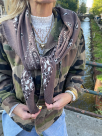 Lizzy scarf Brown