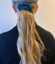 Scrunchie "GLITTER" - Blue