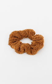 Teddy scrunchie - Brown