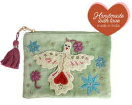 All The Luck In The World - Medium Etui met Kraaltjes - Geluksvogel