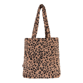 Teddy Totebag - Brown Small Leopard