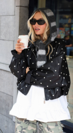 Macy hoodie scarf  Grey
