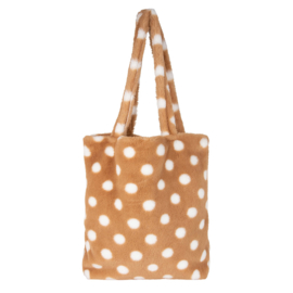 FAUX Fur totebag- Bambi