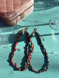 Riva Necklace Burgundy