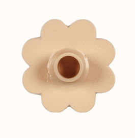 Flower candle holder blush