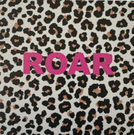 Forex tegeltje "ROAR"  (10 & 20 cm)