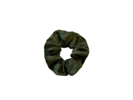 Scrunchie "MAT SATIN" - Green