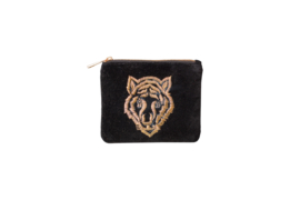 Etui "TIGER" - Velvet Black - S