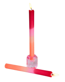 AIF LED Pillar Candle - Red / Orange (set of 2)