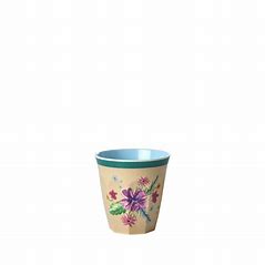 Rice- Medium Cup - Cream - Arda Bloom Print