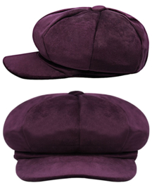 Velvet Cap - Aubergine