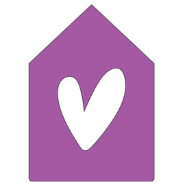 Forex Huisje - Purple 20 cm