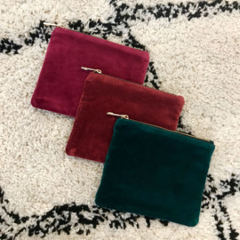 Etui "UNI" - Velvet Green - S