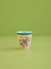 Rice- Medium Cup - Cream - Arda Bloom Print