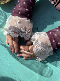 Maeve Lace Mouwtje Wit