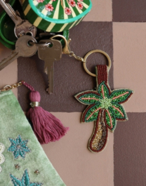 All The Luck In The World - Sleutelhanger Met Kraaltjes palmboom