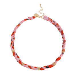 The Lola necklace pink/orange