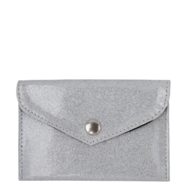 Etui - Card wallet - metallic light silver