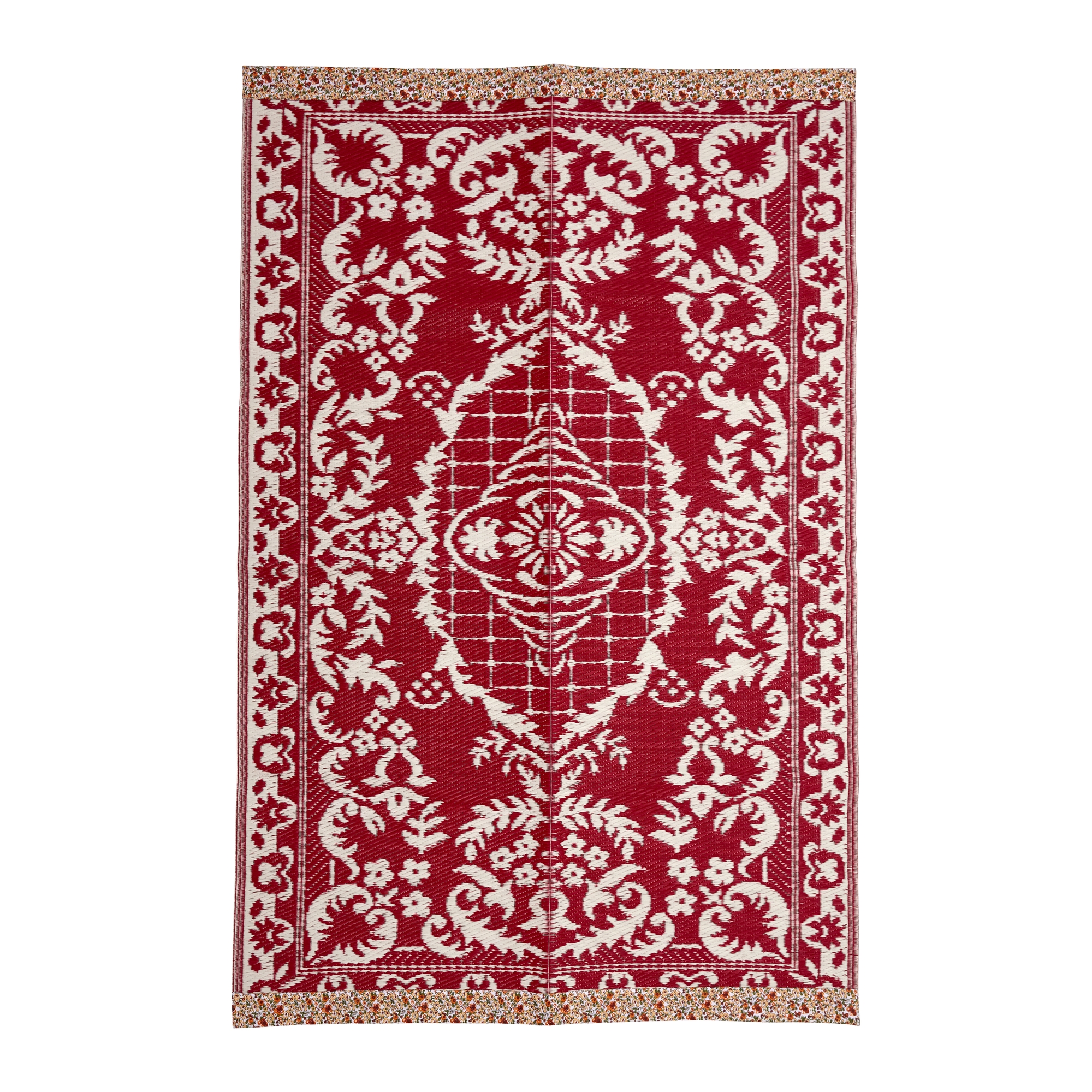 Rice-Recycled Plastic Carpet - Red
