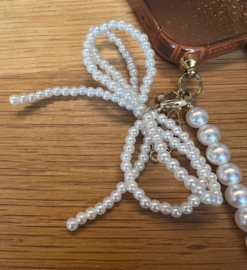 Pearl BOW Phone/Bag chain (pair of 2)