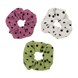 Dots Scrunchies set of 3