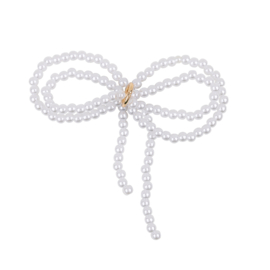 Pearl BOW shoelace jewels (pair of 2)