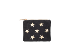 Etui "SHINE BRIGHT LIKE THE STARS" - Black & Gold - S